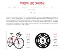 Tablet Screenshot of houston-bike-exchange.com
